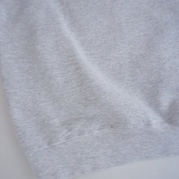 Vintage Nineties Jerzees Gray Heavyweight Embroidered Usa Crew Neck Sweater M - Picture 6 of 9